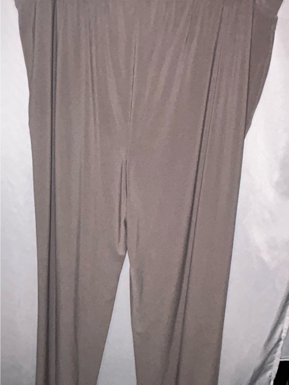 Susan Graver Wide-Leg Active wear pants in Taupe